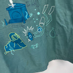 Load image into Gallery viewer, Tea Collection Short Sleeve Green Underwater Graphic T-Shirt 8
