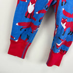 Load image into Gallery viewer, Hanna Andersson Red Blue Fox Pajamas 70 cm 6-12 Months
