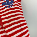 Load image into Gallery viewer, Vintage Carter's Red Striped Terry Romper 24 Months USA
