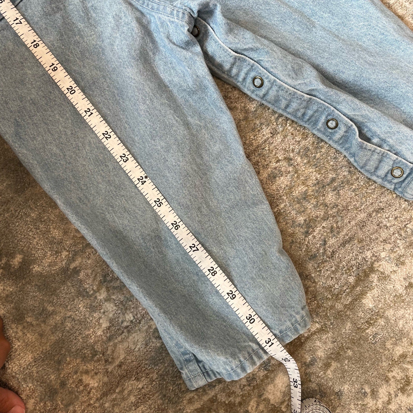 Vintage OshKosh B'gosh Blue Jean Overalls 3T USA