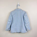 Load image into Gallery viewer, Vintage Monsieur Adolfo Blue Striped Blazer 5T USA
