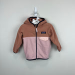 Load image into Gallery viewer, Patagonia Baby Micro D Snap-T Hooded Fleece Jacket Mallow Pink 6-12 Months
