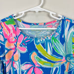 Load image into Gallery viewer, Lilly Pulitzer Girls Pop Up Jungle Hoppin Linn Cold Shoulder Dress Large 8-10
