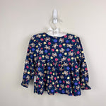 Load image into Gallery viewer, Vintage Healthtex Floral Teddy Bear Blouse Shirt 24 Months
