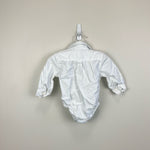 Load image into Gallery viewer, Janie and Jack Baby Train Oxford Bodysuit 6-12 Months
