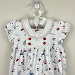 Load image into Gallery viewer, Kissy Kissy Printed Sailboat Dress 6-9 Months
