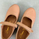 Load image into Gallery viewer, Dance Class Toddler Molly Jane Caramel Tap Shoes with Straps 12
