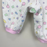 Load image into Gallery viewer, Fisher-Price Kidswear Pastel Confetti Coverall Romper Newborn USA
