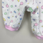 Load image into Gallery viewer, Fisher-Price Kidswear Pastel Confetti Coverall Romper Newborn USA
