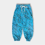 Load image into Gallery viewer, Vintage Florida Surf Blue Paint Splatter Printed Pants 4T

