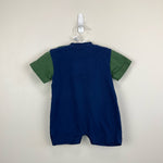 Load image into Gallery viewer, Vintage Weeplay Kids Save the World Shortall Romper 6-9 Months
