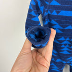 Load image into Gallery viewer, L.L. Bean Printed Fleece Bunting Blue Mountains 3-6 Months
