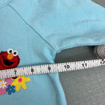 Load image into Gallery viewer, Vintage Y2K Elmo's World Long Sleeve Blue Flower Top 18 Months
