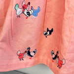 Load image into Gallery viewer, Petit Peony Peach Pink Chicken Scallop Sun Dress 5T NWT
