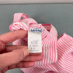 Load image into Gallery viewer, Vintage Ruth Scharf Pink Seersucker Heart Pinafore Dress 3T USA

