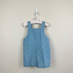 Load image into Gallery viewer, Vintage Blue Floral Shortalls Romper
