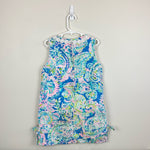 Load image into Gallery viewer, Lilly Pulitzer Little Lilly Classic Shift Dress Multi Dream Team 8
