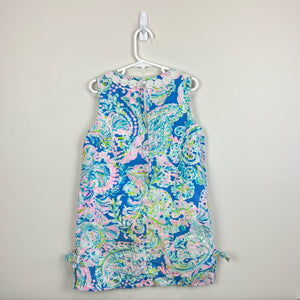 Lilly Pulitzer Little Lilly Classic Shift Dress Multi Dream Team 8