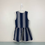 Load image into Gallery viewer, Vintage OshKosh B&#39;gosh Blue Striped Jumper Dress 6 USA
