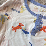 Load image into Gallery viewer, TBBC Sutton's Sweet Dream Pajamas Set Doggy Detectives with Park City Periwinkle 7
