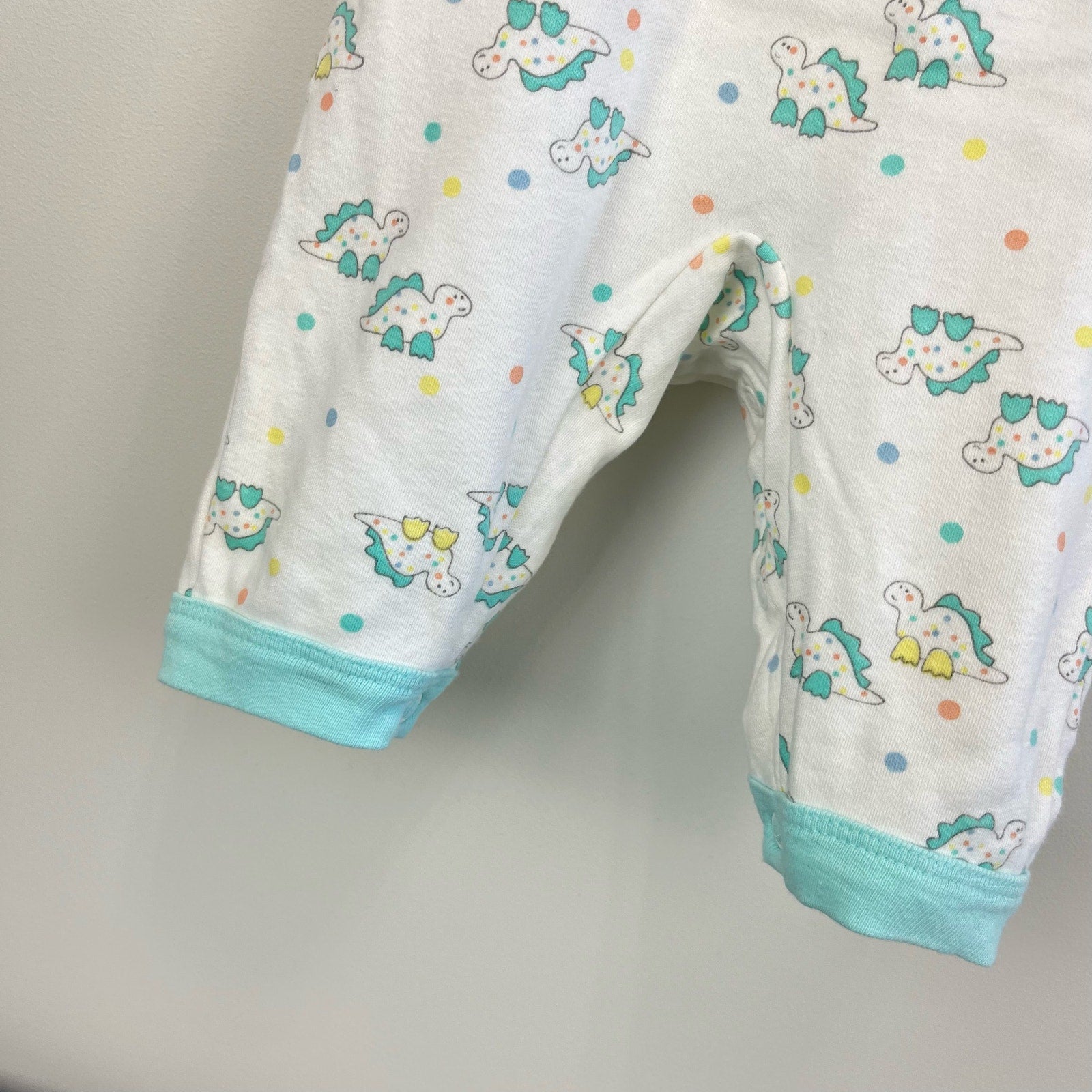 Vintage Carter's Soft Dino Overalls Medium 3-6 Months