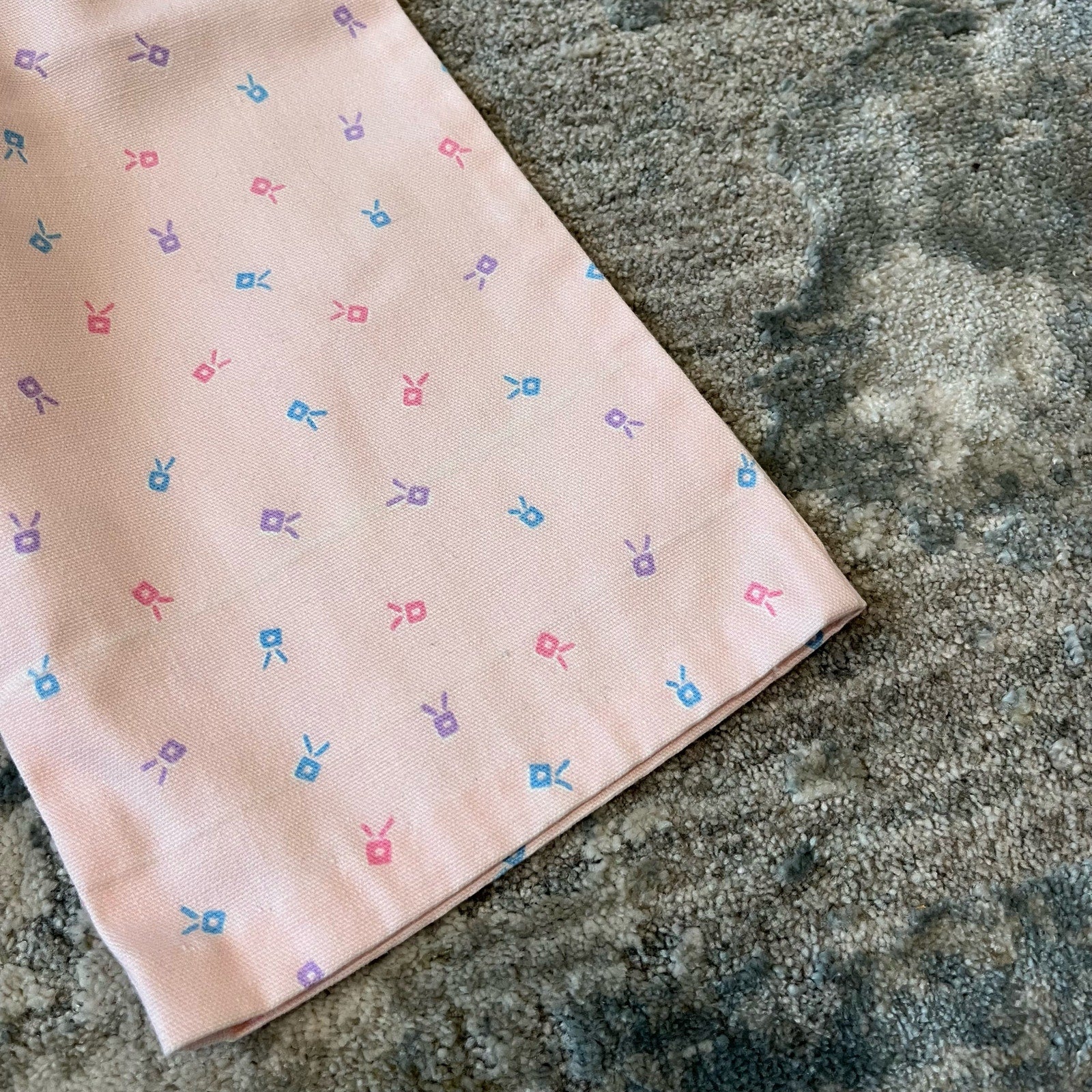 Vintage Pink Pastel Printed Pants 18 Months USA