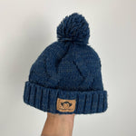 Load image into Gallery viewer, Appaman Boys Blue Pom Winter Hat
