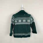 Load image into Gallery viewer, Tahari Festive Green Fair Isle Cardigan Sweater 18 Months
