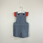 Load image into Gallery viewer, Vintage Good Lad Tailored Striped Ruffle Shortalls 4T
