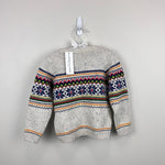 Load image into Gallery viewer, Janie and Jack The Flurry Fair Isle Sweater Snow Natural 2T NWT
