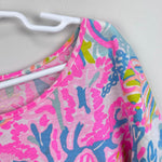 Load image into Gallery viewer, Lilly Pulitzer Girls Ricca Dress Multi More Lovers Coral L 8-10
