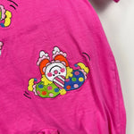 Load image into Gallery viewer, Vintage Basics Basics by City Kids Pink Clown Overalls Set 3-6 Months
