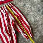 Load image into Gallery viewer, Vintage Day Baby Sportswear Red Striped Outfit 12 Months NWT
