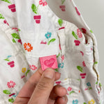 Load image into Gallery viewer, Vintage Barbie Flower Overalls 3T
