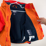 Load image into Gallery viewer, Lands' End Squall Fleece Lined Waterproof Insulated Winter Parka Orange XS 4-5
