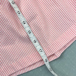 Load image into Gallery viewer, Vintage Bee Mine Pink Seersuck Stripe Lace Ruffle Pinafore Dress 3T
