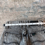 Load image into Gallery viewer, Vintage Lee Gray Acid Wash Double Yoke Zipper Jeans 12 USA
