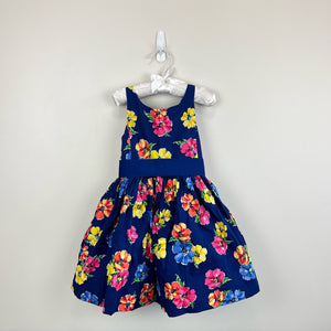 Ralph Lauren Floral Cotton Poplin Dress 4T