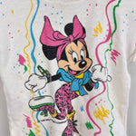 Load image into Gallery viewer, Vintage Disney Babies Short Sleeve Minnie Mouse Paint Splatter T-Shirt 24 Months
