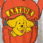 Load image into Gallery viewer, Vintage Arthur Front &amp; Back Backpack Sweatshirt 5/6 USA
