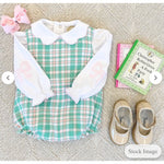 Load image into Gallery viewer, The Beaufort Bonnet Company Brooksy Bubble Set Putney Plaid 2T NWT
