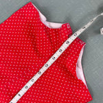 Load image into Gallery viewer, Vintage Johnston I. Magnin Red Polka Dot Star Shortall Romper 12-18 Months
