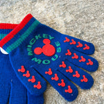 Load image into Gallery viewer, Vintage Mickey for Kids Blue Gloves NWT
