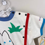 Load image into Gallery viewer, Vintage Little Me by Schwab Zebra Coverall Romper 12 Months USA NWT
