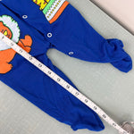 Load image into Gallery viewer, Vintage Lullaby Land Blue Circus Footie Coverall Medium 14.5-18 lbs USA
