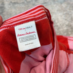 Load image into Gallery viewer, Hanna Andersson Pink Stripe Long John Pajamas 120 cm 6-7
