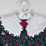 Load image into Gallery viewer, Vintage Carter's Festive Floral Dress 18 Months
