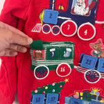 Load image into Gallery viewer, Mini Boden Advent Calendar Sweatshirt Red 6-7

