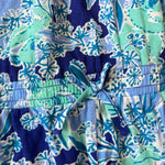 Load image into Gallery viewer, Lilly Pulitzer Girls Vala Printed Jumpsuit Royal Purple Koalafications XL 12-14
