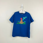 Load image into Gallery viewer, Hanna Andersson Short Sleeve T-Shirt Blue Volcano 110 cm 5T
